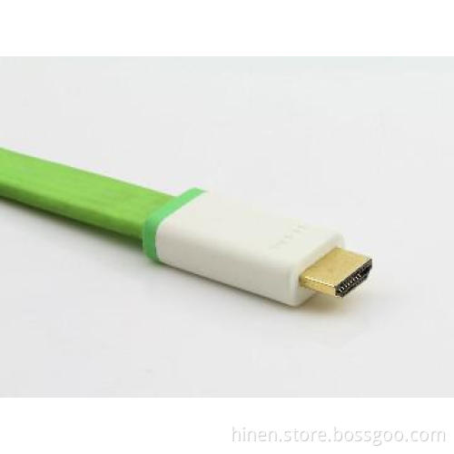 19Pin Male to HDMI 19Pin Male HDMI 1.4 Flat Cable-658